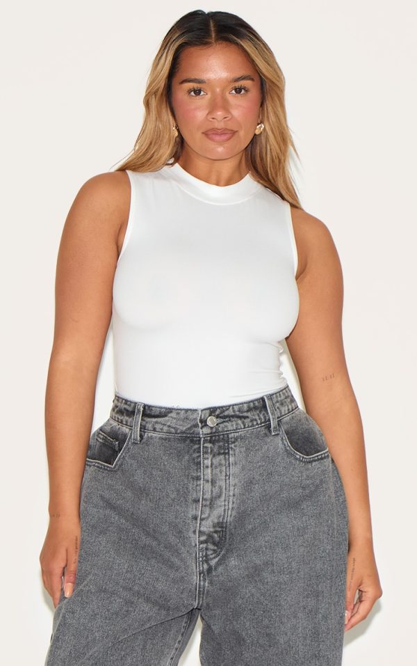 a845bb590f229f2e872fad2b7d24dd565f6df7dd_CNM8690_1_shape_white_sculpted_high_neck_bodysuit