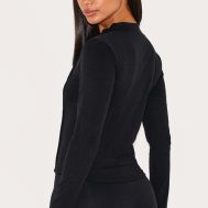 a8aad0827571bd8c8d12aee3996d77a717b77991_CNG8718_2_petite_black_contour_sculpt_seam_detail_zip_up_top