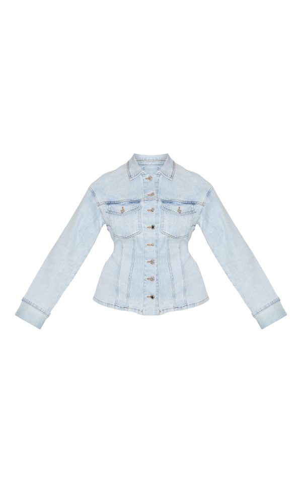 a8e42dba5387f04247bb21f719fbf0f88c09e010_CNM2071_5_shape_light_blue_stretch_denim_turn_up_sleeve_adjustable_back_jacket