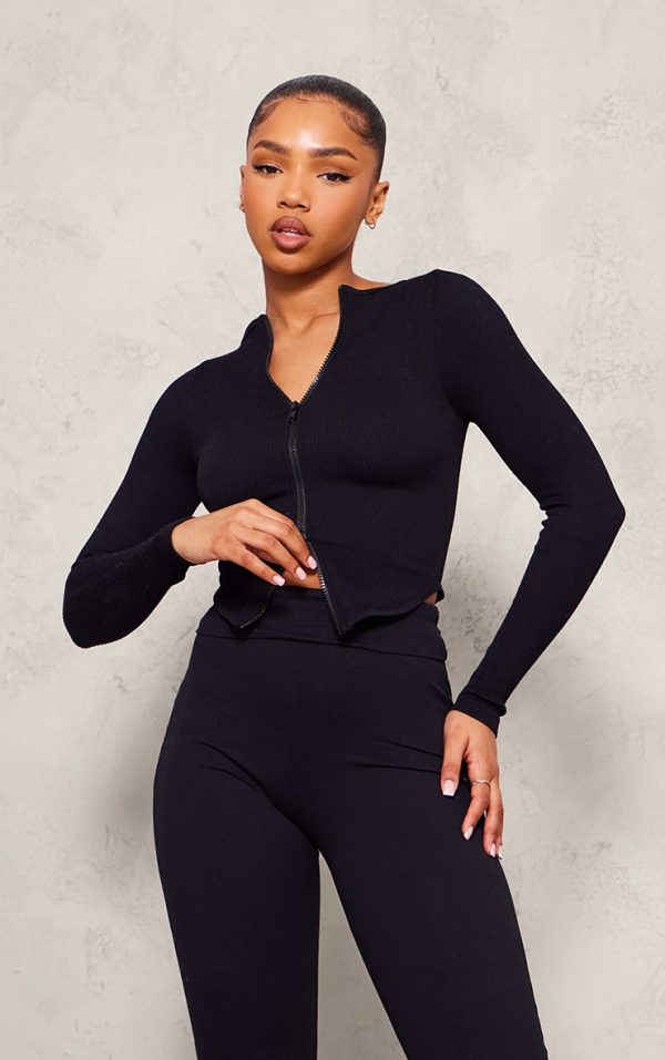 a90e490ad4eb2aab8f79e9eb42ff6b313df3a815_CMU1771_3_black_contour_rib_double_zip_top
