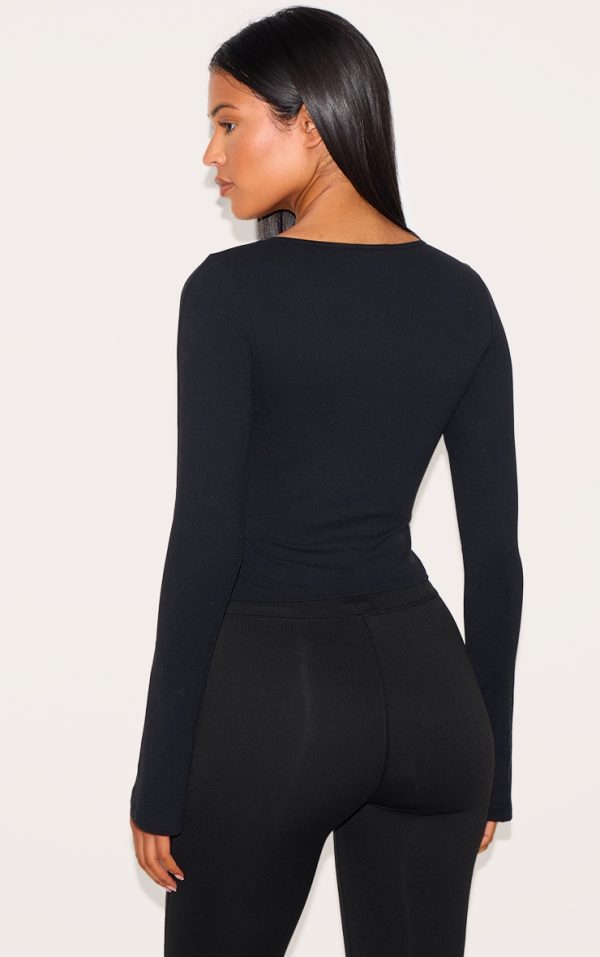 aad6201dd68e014a9c3e6961014d65506f86d3fd_CNM1100_2_tall_black_contour_sculpt_asymmetric_long_sleeve_top
