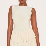 ab2d0291f161f93e1604ec3bc949a5f0bb5dac10_CNM7703_1_almond_double_layer_slinky_rara_skort_playsuit