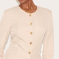 ab2df2f6fe9188e1ad0ea9426e167a931437d449_CNM0403_4_clay_gold_trim_cinched_waist_blazer
