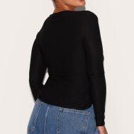 abadae3fac261c26cc7fc9e9972a6e12fbdcc1fe_CNC9593_2_plus_black_soft_touch_v_neck_long_sleeve_top