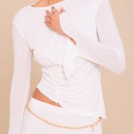 abec1d3928a3939adc81a27f9c3979a1b96ea04d_CNM9923_4_white_burnout_mesh_ruched_front_flared_sleeve_long_top