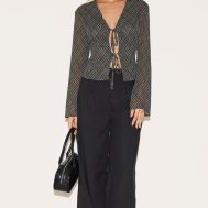 abf972ea7906b3104c9d000ce89dac60103f5b44_CNL9821_3_green_check_chiffon_fit_front_blouse