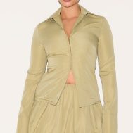 ac10cdfb47b8dbe4c1cc37fe22aa5a5fa2c7a13a_CNM1019_4_shape_olive_tailored_puff_ball_mini_skirt