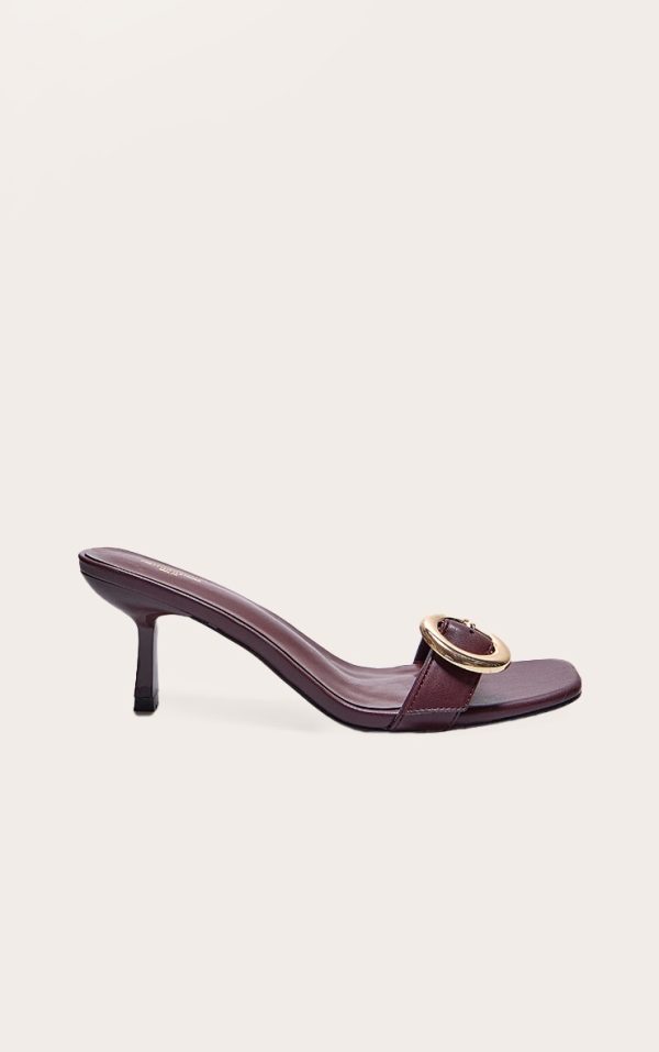 aca6630dbf6e48bcb4f307fa367ff1c5186346ac_CNL3568_1_wide_fit_burgundy_pu_square_toe_buckle_detail_low_heeled_mules