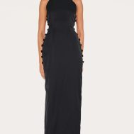 acb14157c39ff24bbaa96a3b4bd15f891a883dbf_CNM0544_1_black_woven_racer_button_detail_midaxi_dress