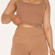 acd9c9afa78e9bdbf2404deeed98ef467543da44_CNM2831_4_shape_taupe_active_ruched_side_high_waisted_cycling_shorts