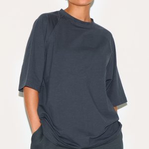 Petite Charcoal Oversized T-shirt
