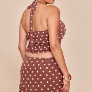 adafa8ac77a5c25b1ae5c34ed318f79c6b5da19c_CNM7201_2_plus_chocolate_polka_dot_halterneck_chiffon_top