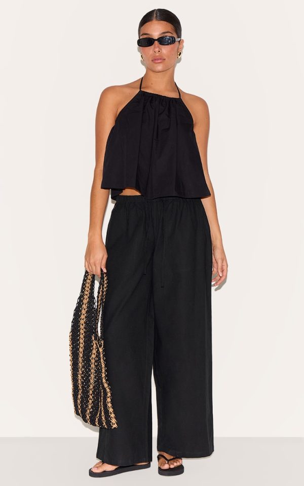 ae3d0de8400ac354df2ee2858ac4be93340d8d28_CNM3977_1_petite_black_linen_drawstring_waist_trousers