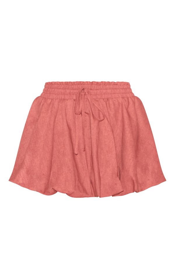 ae7526d186e4c9a9a91c18e59f4e40d3aafef729_CNM1731_6_rust_drawstring_puff_ball_skirt