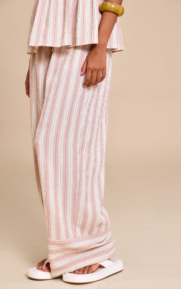 ae771f3fb10e06e5109fdc32c2c6310b85dd249c_CNM1911_4_pink_woven_textured_striped_straight_leg_trousers