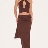 b0fd07e96639dfc57d136f157196a463a908bbe4_CNM4454_1_tall_chocolate_woven_drape_detail_midaxi_skirt