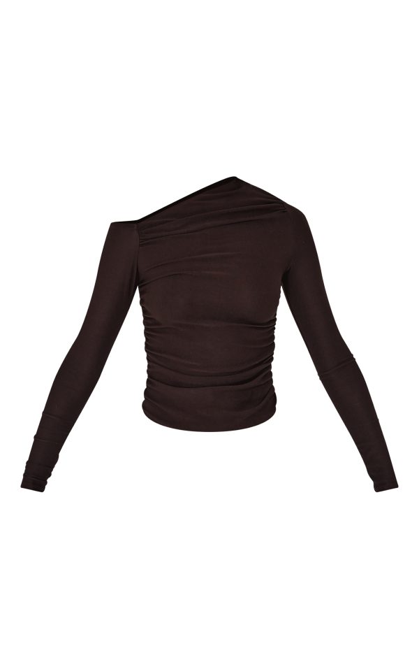 b1676f4ed74190ff22c5041ca33800bc4b15e770_CNL8980_5_chocolate_soft_touch_asymmetric_detail_long_sleeve_top