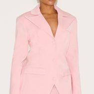 b20cdca499f7280c69d42cc0ecf78838a7d75071_CNM8298_1_shape_blush_linen_look_split_hem_cinched_adjustable_waist_blazer