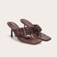 b458ba2f61fcf793ba49e55a3d97b2f46240fff2_CNL8143_2_chocolate_pu_square_toe_thong_woven_strap_mid_heeled_mules