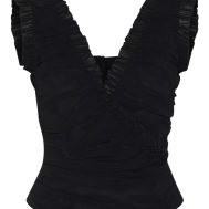 b543234e006b923f842d4569ccff0690caabc50d_CNL9777_5_black_chiffon_ruffle_ruched_sleeveless_top