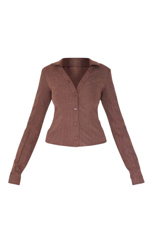 b550048bf0ba4e47bf0cf0a69c039f482b2c9dc4_CNL6012_5_dark_brown_peach_skin_pinstripe_woven_long_sleeve_cargo_shirt-1