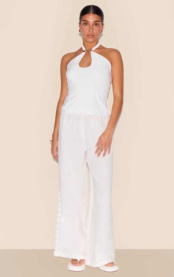 b5e707439526e9c19af1f6c8d02ea342fcccd85d_CNM9017_3_petite_white_double_layer_halterneck_trim_detail_top
