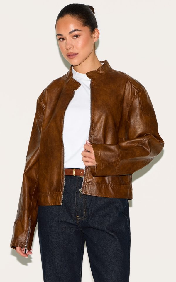 b63706840d286f9f661b9e5f19b6e2007d3234e9_CNL7335_1_chocolate_faux_leather_washed_boxy_biker_jacket