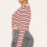 b676e3ea8b06309dca681818bc0a78ffcadb3a32_CNM8085_2_shape_cream_knitted_stripped_tie_waist_collared_jumper
