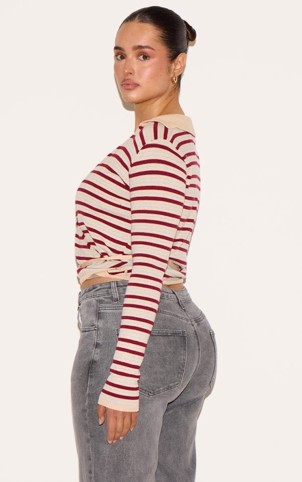 b676e3ea8b06309dca681818bc0a78ffcadb3a32_CNM8085_2_shape_cream_knitted_stripped_tie_waist_collared_jumper