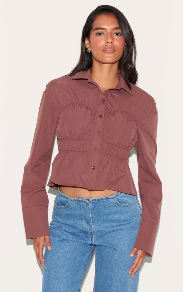 b6d0e5163a3a3596f68fad5580f501c3878e6220_CNL9463_1_dark_brown_shirred_shirt-1