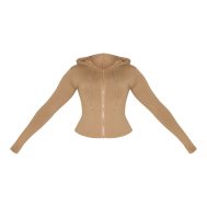 b729d60204a6f6d54697c829f1c1861e74789089_CNM0052_5_shape_olive_zip_through_sculpted_hoodie