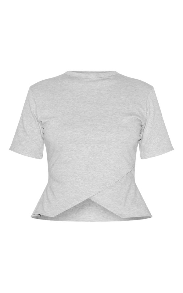 b771452d0107058cab0e31e3d5f39ff8c6ec500e_CNM6000_5_grey_marl_cotton_ruched_side_detail_t_shirt
