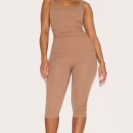 b7b1713f2968b780b09d0f59acdda93ecfb02cee_CNM0984_2_shape_taupe_active_ruched_side_high_waisted_capri_pants