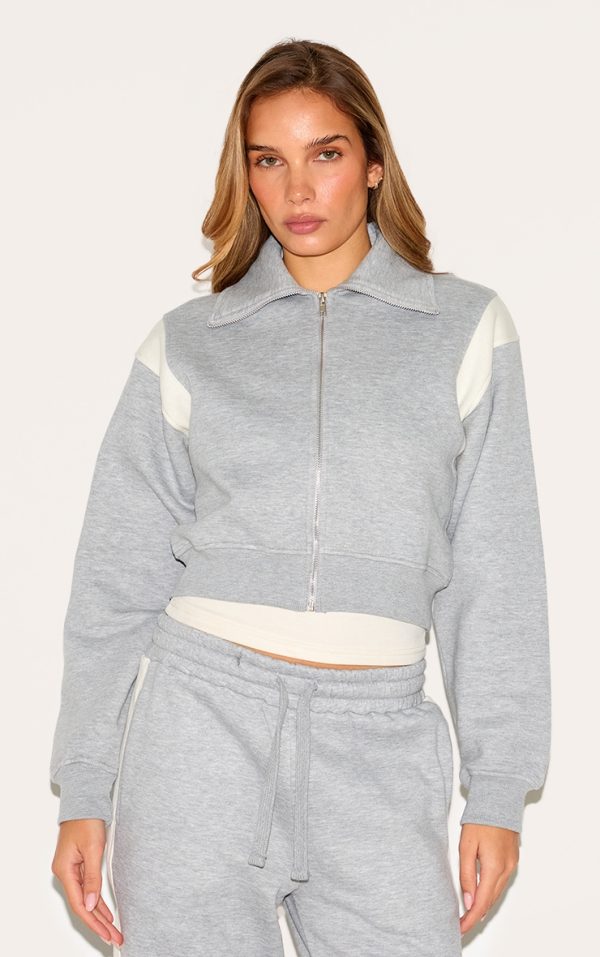 b80107651056c3a5ef66b0f6f623600aeac9ede4_CNM4689_1_ash_grey_contrast_panel_zip_through_collared_sweatshirt