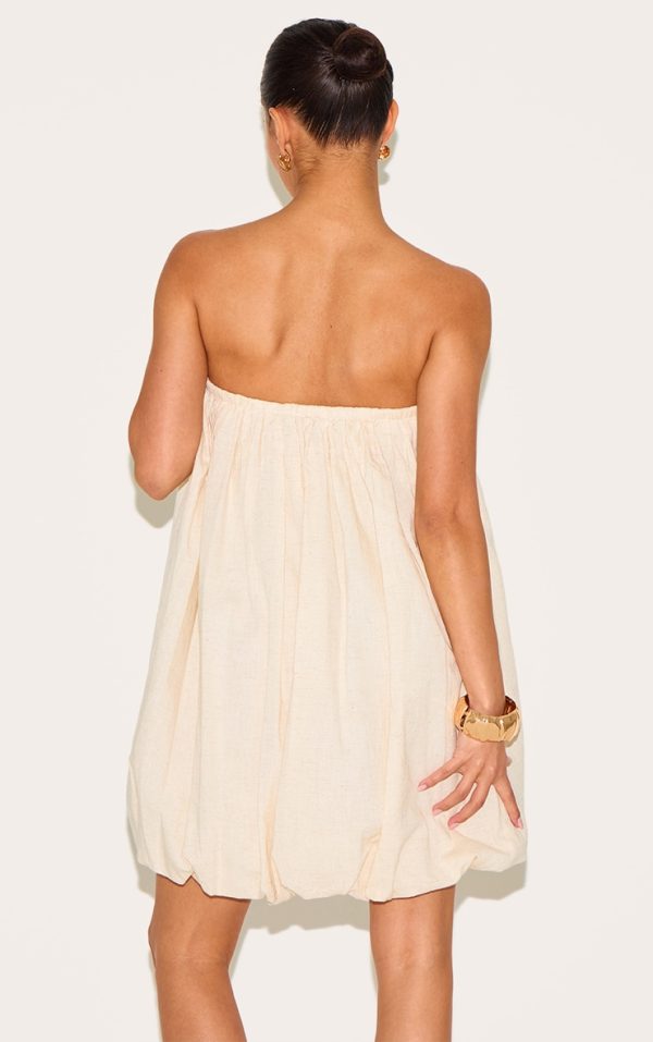 b809ae9b5aad047bfd3e8aa17ca6eeee4c854bfb_CNM4442_2_petite_stone_linen_look_bandeau_puffball_mini_dress
