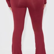b8aca1182eff0c45b5ae7c9df28341c227dfad4f_CNK0782_3_shape_burgundy_sculpted_foldover_waist_flare_trousers