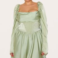 b9104a0e39f2f48ecdd9b450a0785d45ffa89603_CNH8567_3_plus_sage_green_satin_corset_detail_puffball_shift_dress