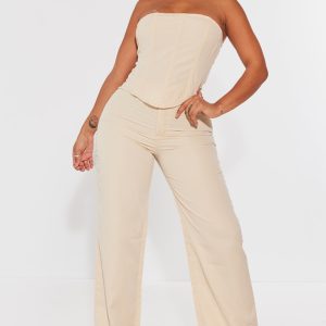 Shape Stone Woven Low Rise Trousers