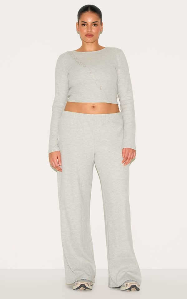 b9a4841f1910bdec15d13d67ddf718c9f183aba9_CNM2093_1_plus_grey_marl_mid_rise_wide_leg_waffle_trouser