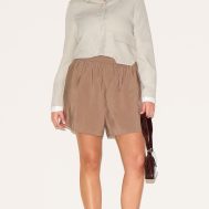 b9c1812938202c3eb51b1932cfd6604cac5e3b7c_CNM0267_1_plus_brown_peached_woven_elasticated_waist_shorts