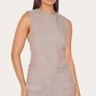 b9f57d13023c4fbea4e183a8d8f3a02b23eb1e01_CNL7318_1_grey_woven_sleeveless_tailored_top