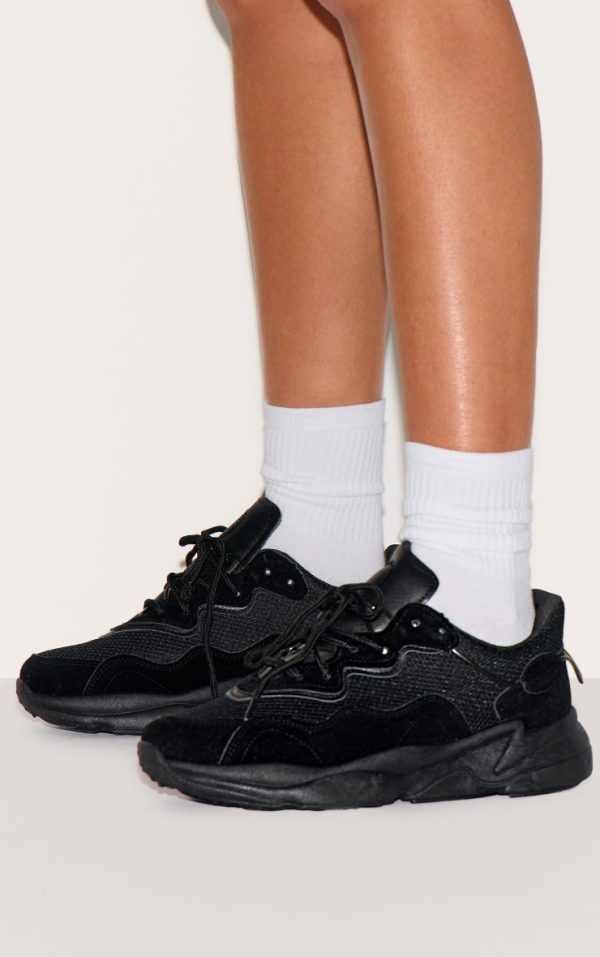 ba2044776f4ec4feab66a64aa85673eac9930f22_CMQ4028_5_black_mesh_contrast_lace_up_bubble_sole_trainers
