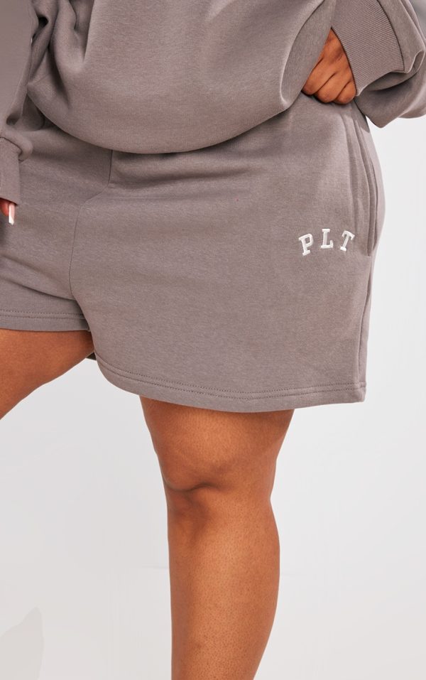 ba82c28caef74363bb6f7e7baf277e1e1d6f56a9_CNI4892_5_prettylittlething_plus_charcoal_logo_oversized_sweat_shorts