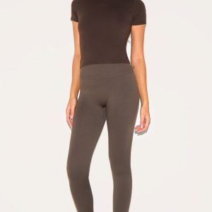 Espresso Seamless High Waist Gym Leggings