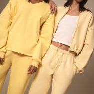 baad2ec781738585bcb48b5f92af749c65262235_CNM9984_3_butter_cream_drawcord_waist_cropped_zip_up_sweatshirt