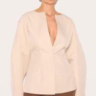 baee29cb8a2031bbdb902d4758d03af699c1e63f_CNM0741_1_stone_cocoon_sleeve_cinched_waist_blazer