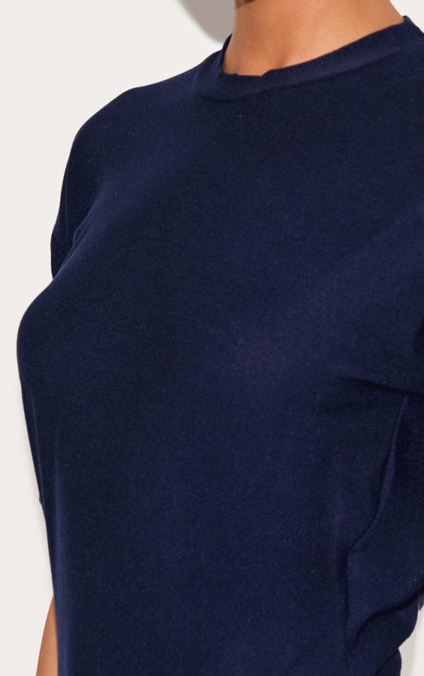 bb6e9938684d51515a840a24034f5e380fb7dcab_CNM2141_4_navy_soft_touch_ruched_oversized_short_sleeve_t_shirt