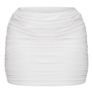 bc2d0a7b908a003d48875d933921fa37d6deefb0_CND5248_6_shape_white_slinky_ruched_side_mini_skirt