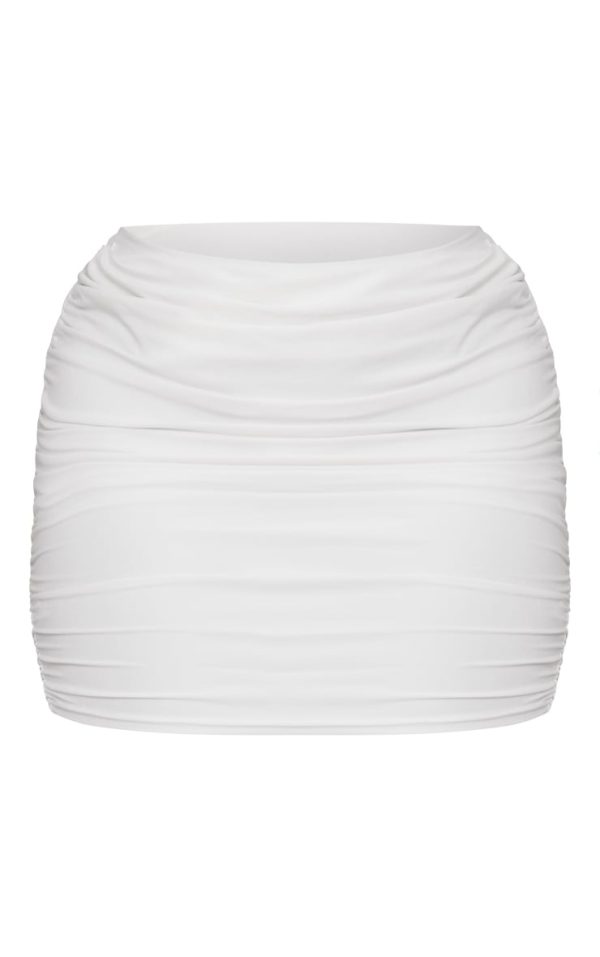 bc2d0a7b908a003d48875d933921fa37d6deefb0_CND5248_6_shape_white_slinky_ruched_side_mini_skirt