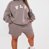 bc87014f474dbf16f81705265819f86554e6e80a_CNI4892_1_prettylittlething_plus_charcoal_logo_oversized_sweat_shorts